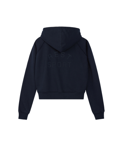 RS ZIP-UP HOODIE - NAVY