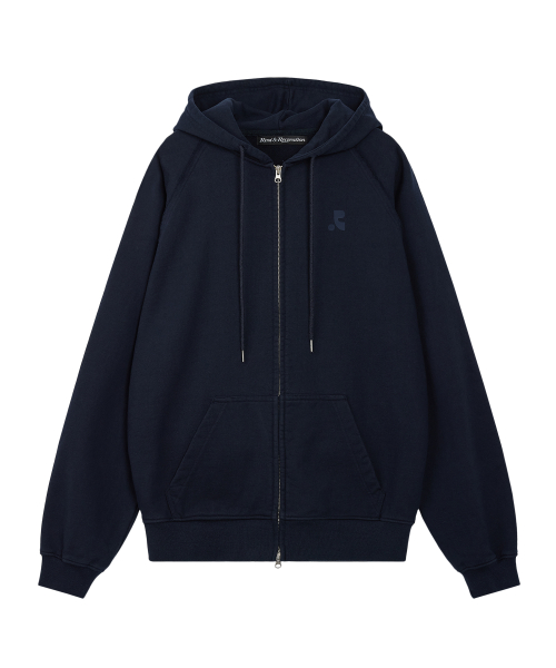 RS ZIP-UP HOODIE - NAVY