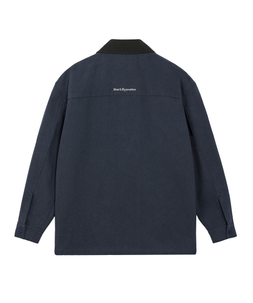 COTTON WORK JACKET - NAVY