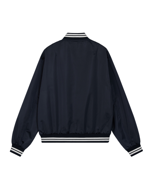 RS NYLON BOMBER JACKET - NAVY