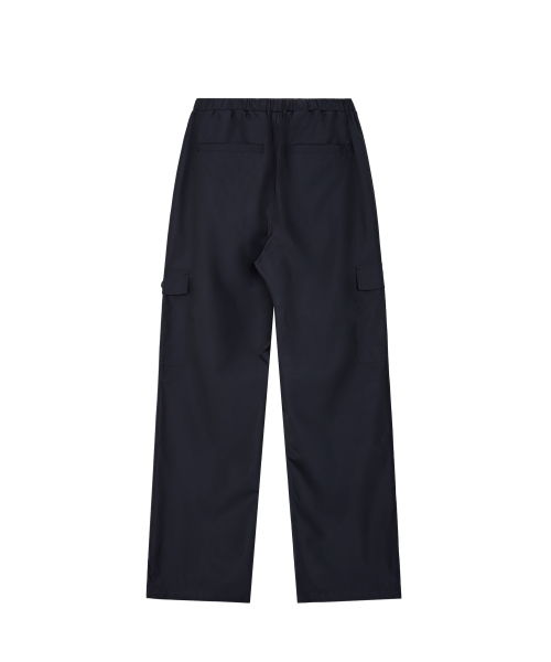 WIDE CARGO PANTS - DARK NAVY