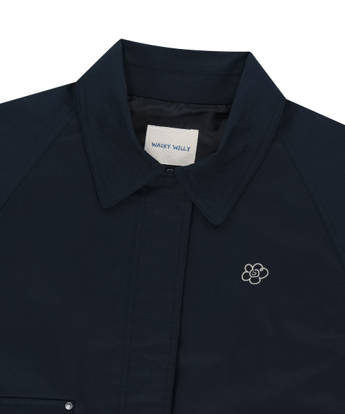 Женская куртка из хлопка с воротником Navy