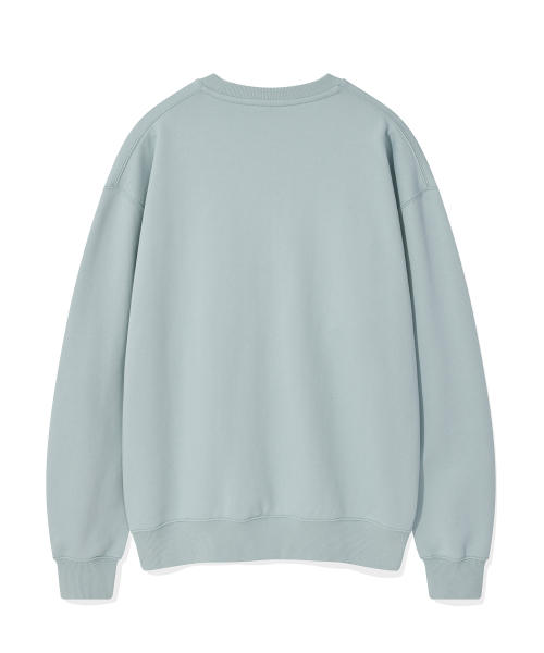 Свитшот с текстовым принтом Light Blue