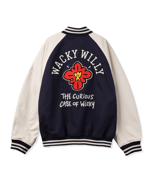 Куртка-васити Patchwork Varsity Jacket Dark Navy