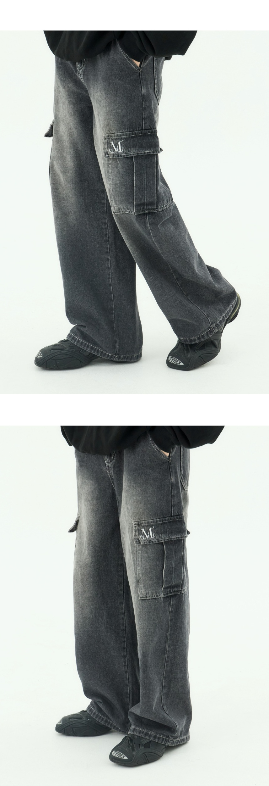 ★MUCENT★ Callet Wide Cargo Denim Pants 2 Colors P00000RY MUSINSA | MUCENT Callet Wide Cargo Denim Pants (2 Colors)