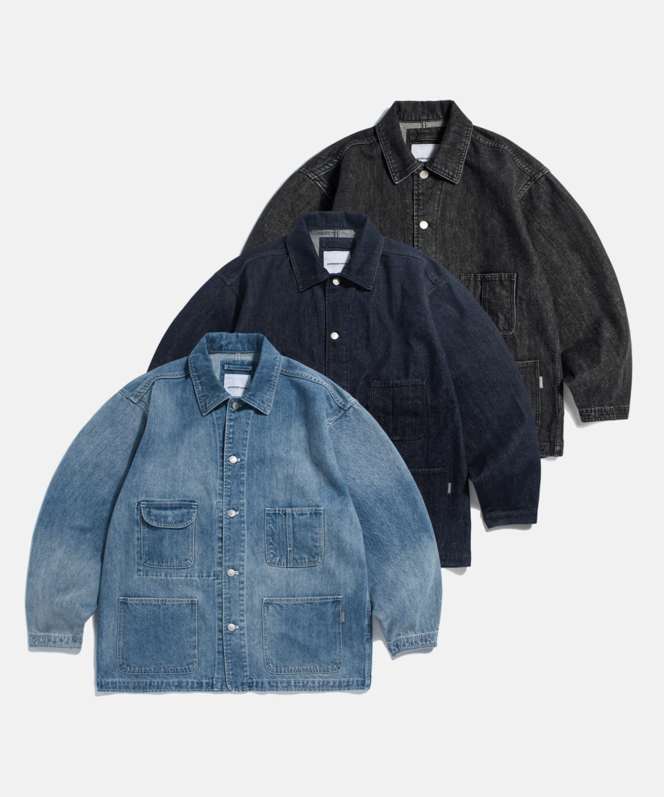 MUSINSA | ESPIONAGE 50s American Denim Coverall Dark Indigo