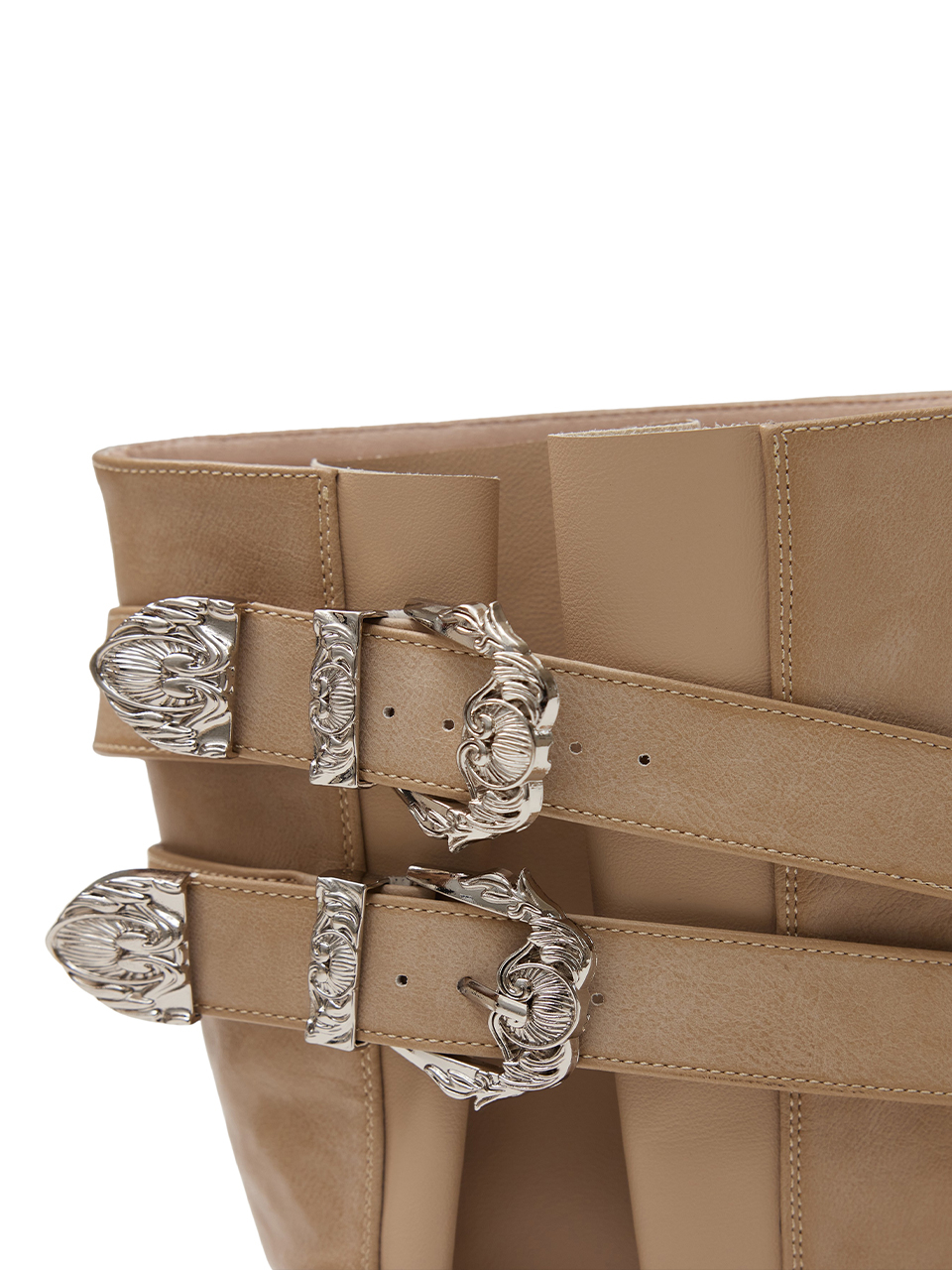 ロングブーツ Leey WESTERN BUCKLE FOLDING BOOTS BEIGE MUSINSA | L.E.E.Y WESTERN BUCKLE FOLDING BOOTS BEIGE