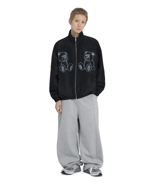 TWIN ODOLLY TRACK JACKET - BLACK