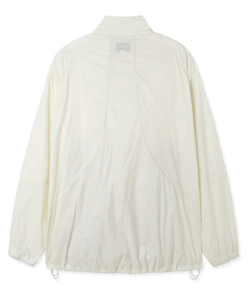 MODULAR PANEL LIGHT SHELL JACKET - WHITE