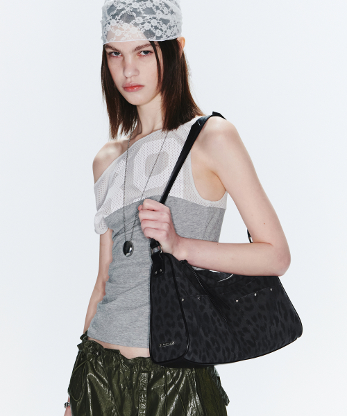 BASH BAG - LEOPARD BLACK