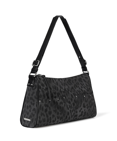 BASH BAG - LEOPARD BLACK