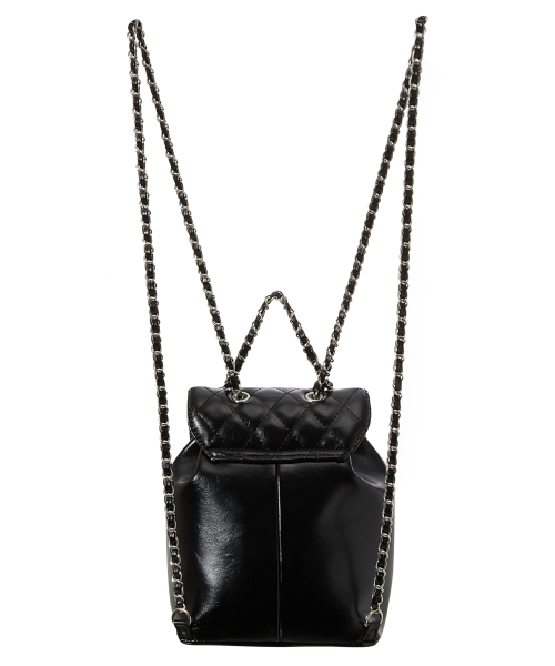 BETTYBOOP Quilting Chain Mini Backpack_Black