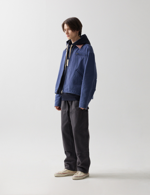 25SS HARD FADED WORK JACKET BLUE