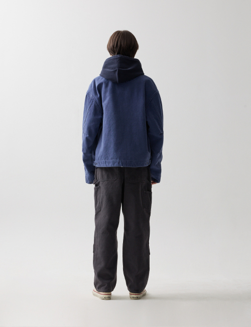 25SS HARD FADED WORK JACKET BLUE