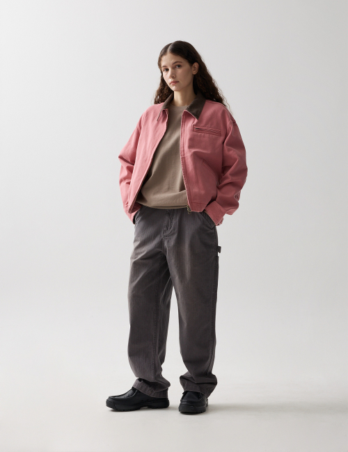 25SS HARD FADED WORK JACKET PINK