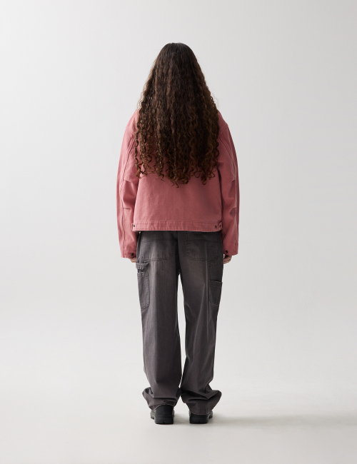 25SS HARD FADED WORK JACKET PINK