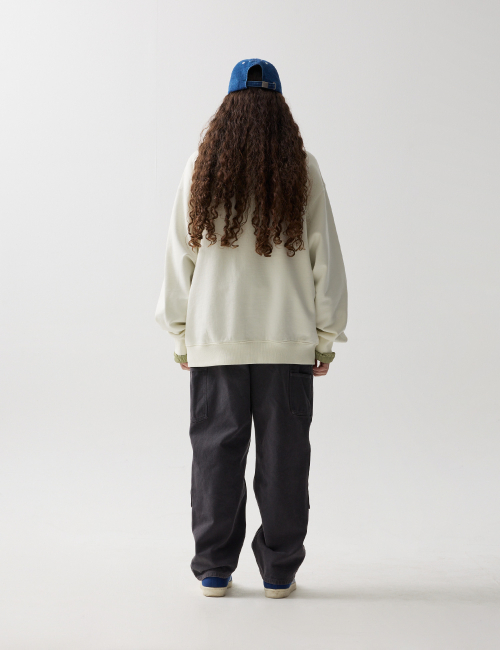 VINE LOGO SWEATSHIRTS OFF WHITE