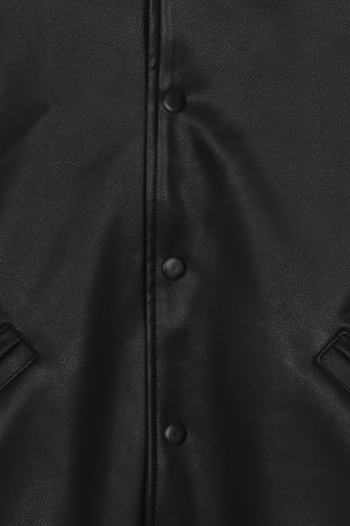 BARRIO куртка кожаная стадион [BLACK]