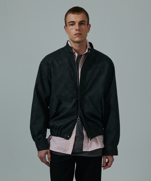 Куртка из экокожи Nomantic Vintage Washing — Black