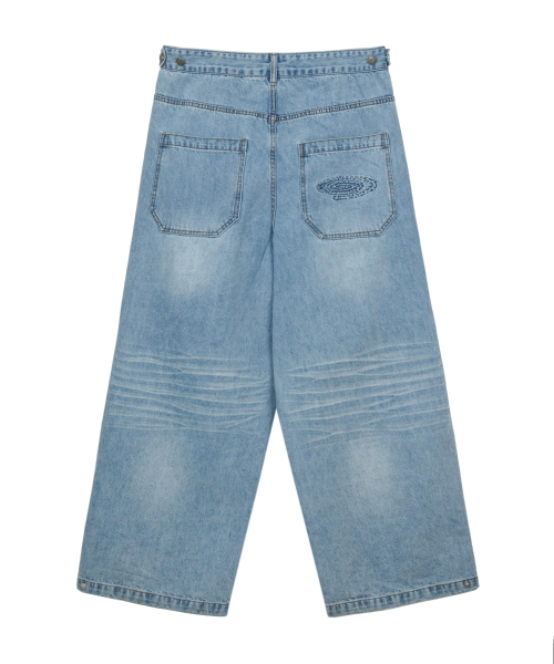 Solar Damage Maxi Denim брюки Indigo