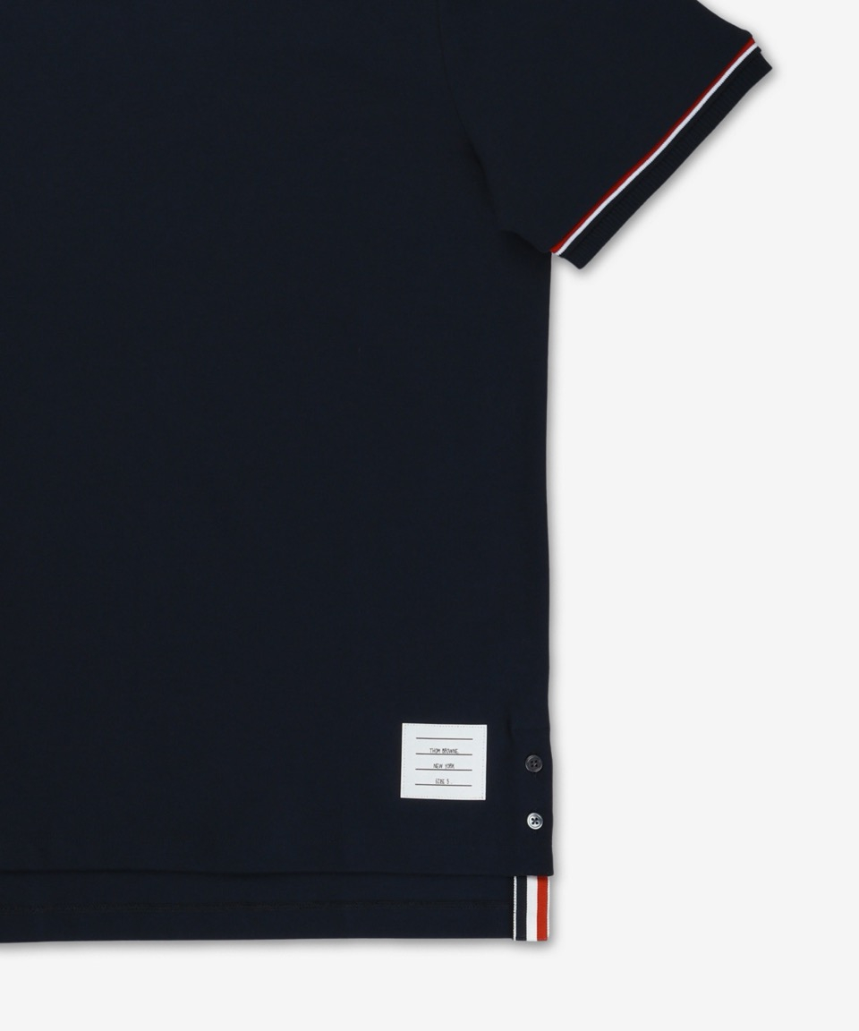 MUSINSA | THOM BROWNE Cotton Milano Stripe Short Sleeve T