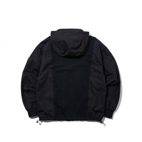 Худи на молнии CN Mixed Utility Pocket Black_FR1KH61U