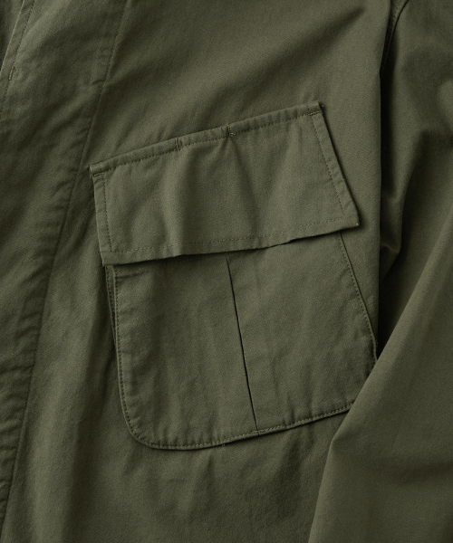 2ND POPLIN JUNGLE FATIGUE JACKET_OLIVE