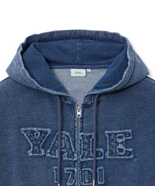 Худи на молнии Pigment Applique (Navy)