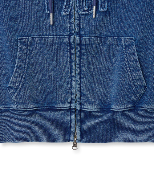 Худи на молнии Pigment Applique (Navy)