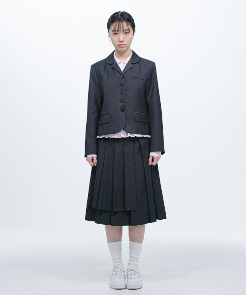 REGULAR BLAZER куртка угольно-серый