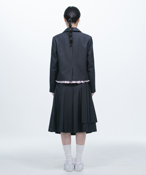 REGULAR BLAZER куртка угольно-серый