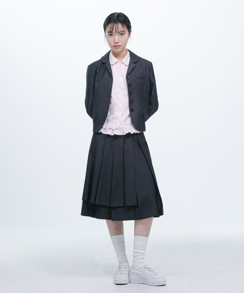 REGULAR BLAZER куртка угольно-серый