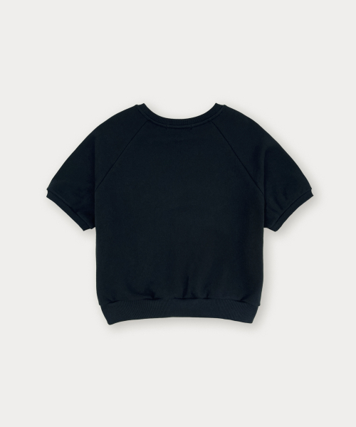 Crack Logo Half Sweatshirt - тёмно-синий