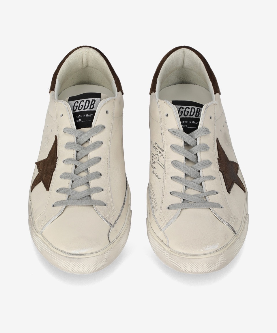 ★Golden Goose★ Superstar Browntap Sneakers White GMF00101F Buy Golden Goose Superstar 'White Brown Navy' - GMF00101