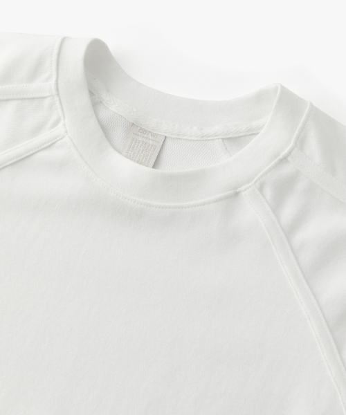 Taped Raglan лонгслив — White