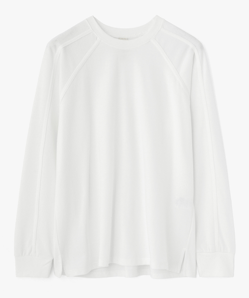Taped Raglan лонгслив — White