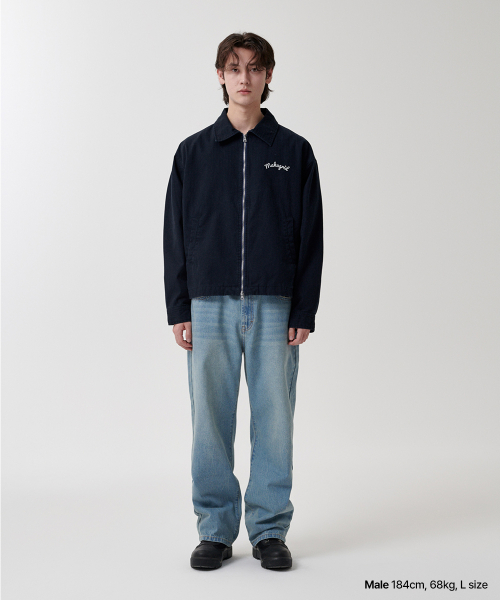 состаренный DRIZZLER BLOUSON куртка NAVY(MG2FSMJ248A)
