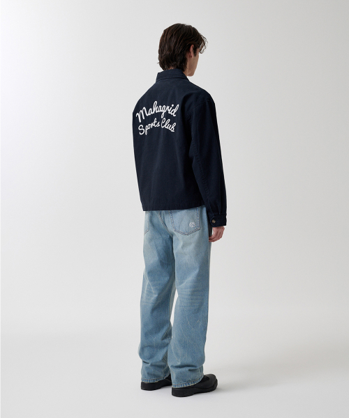 состаренный DRIZZLER BLOUSON куртка NAVY(MG2FSMJ248A)