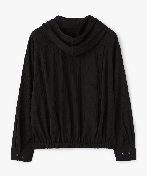 Loom Hooded Shacket чёрный