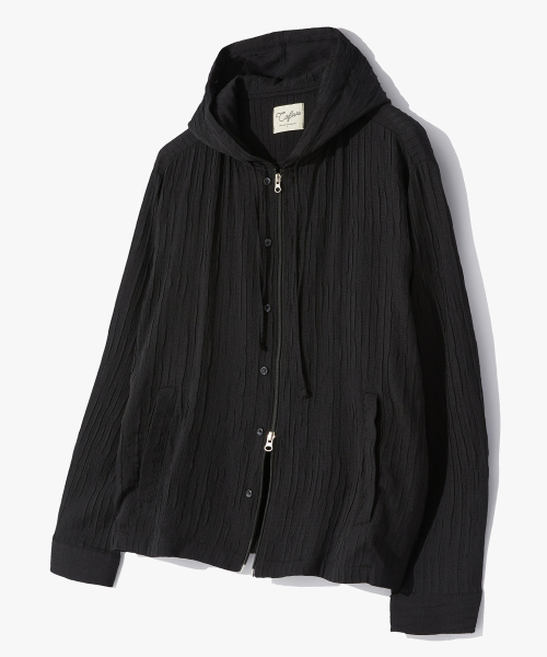 Loom Hooded Shacket чёрный