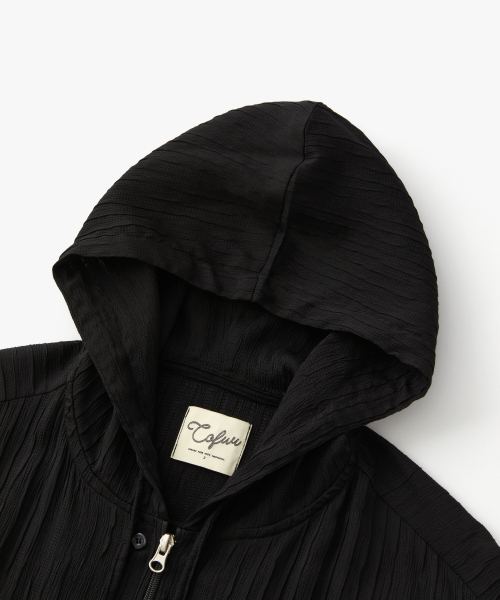 Loom Hooded Shacket чёрный