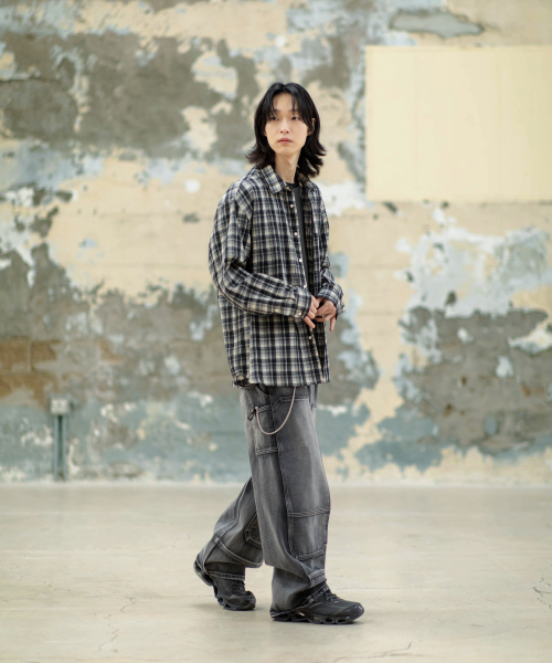 Джинсы Double Knee (Washed Black)