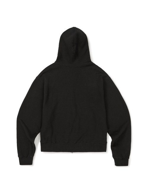 [Mmlg] STAR HOOD ZIPUP (EVERY BLACK)