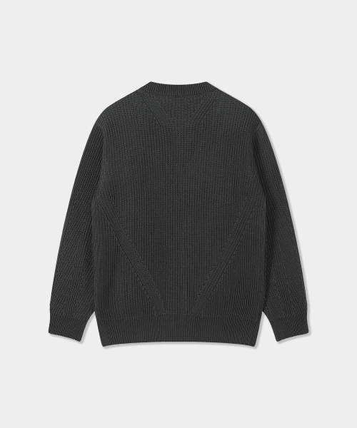 Меланжевый кардиган - Charcoal/Grey