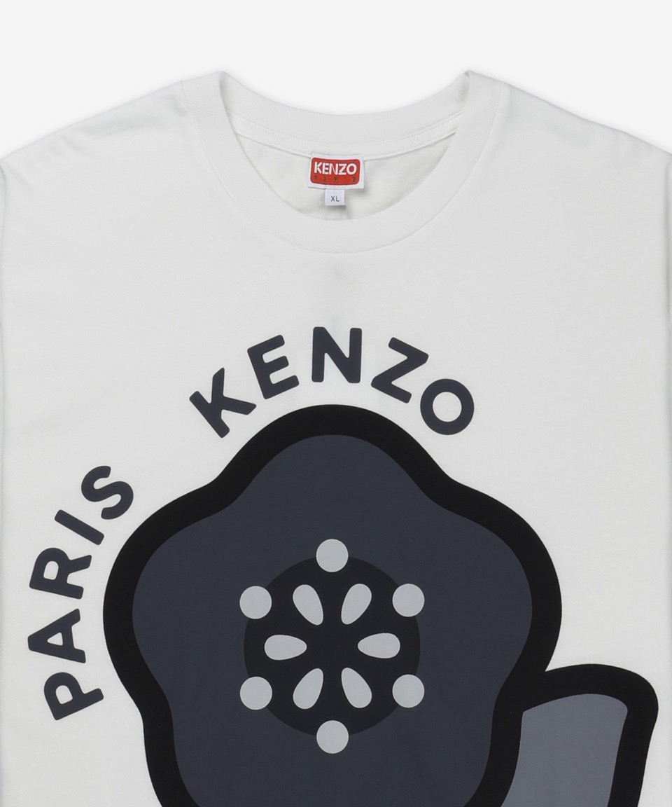 ★KENZO★ Genzo Pop Short Sleeve T-Shirt Off White FF55TS530 MUSINSA | KENZO Genzo Pop Short Sleeve T-Shirt - Off White