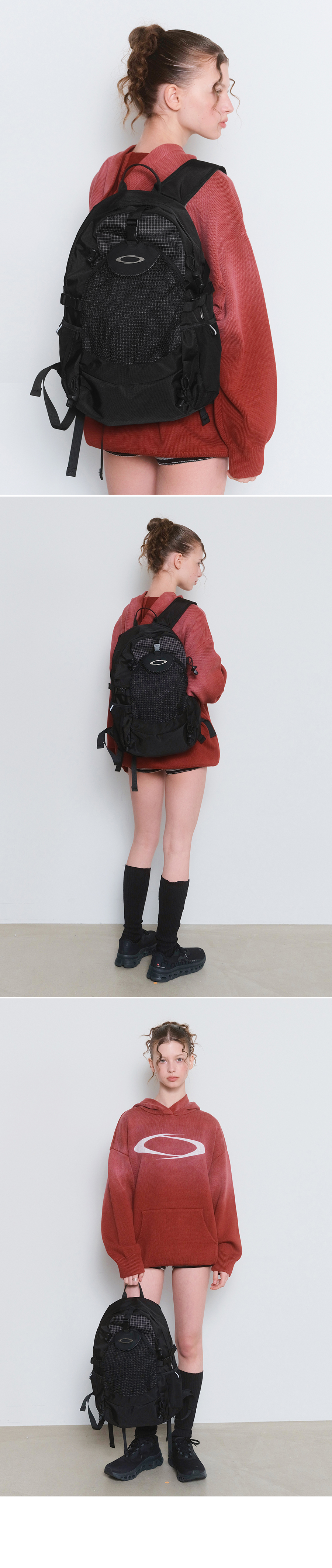 ★NOIAGO★ Nylon Dual Backpack Light Grey NOI1484 MUSINSA | NOIAGO NOI1484 Nylon Dual Backpack (Light Grey)