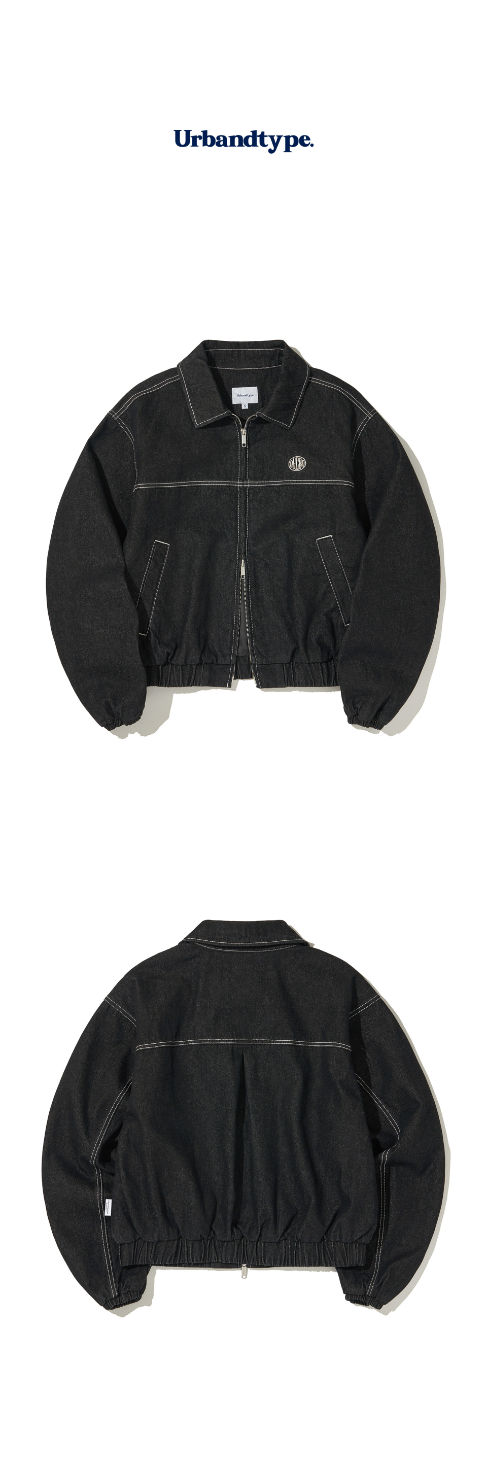 アウターその他 Urbandtype. Denim Stitch Crop Jacket Black MUSINSA | URBANDTYPE Denim Stitch Crop Jacket_Black