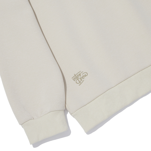 Свитшот с карманом и этикеткой Beige ITZ1TM01ABE