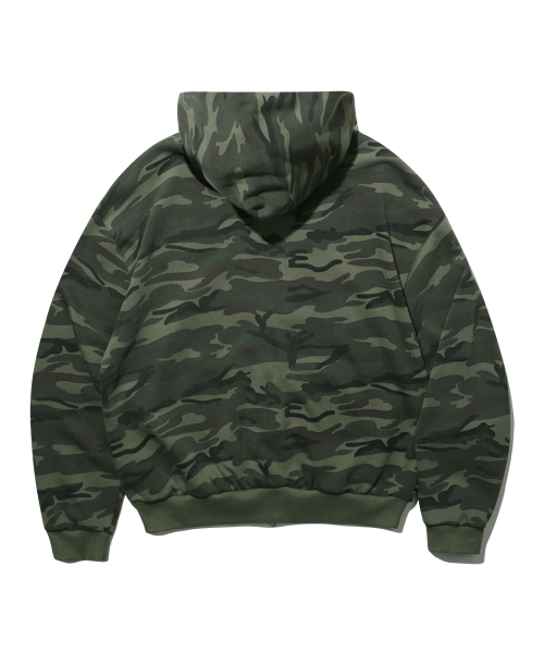 Укороченное худи на молнии Pasadena (Camo)