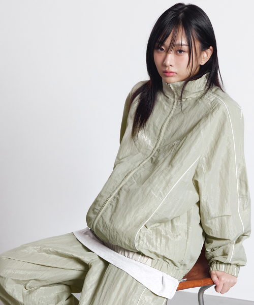 [SET] Костюм с кантом - Light Khaki